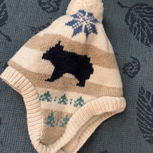BabyGap Warm Winter Knit  Bobble Hat with fleece 12-18 months. - Picture 3 of 4